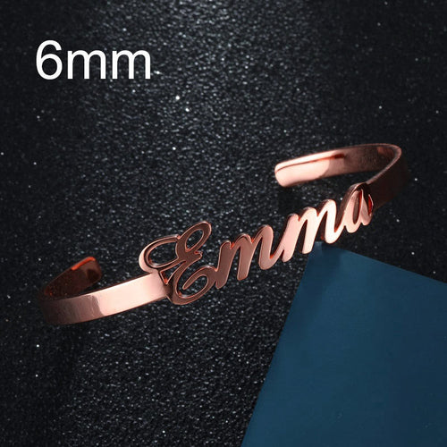Gepersonaliseerde Naamarmband | Roestvrij Staal | Zilver, Goud & Rosé Goud