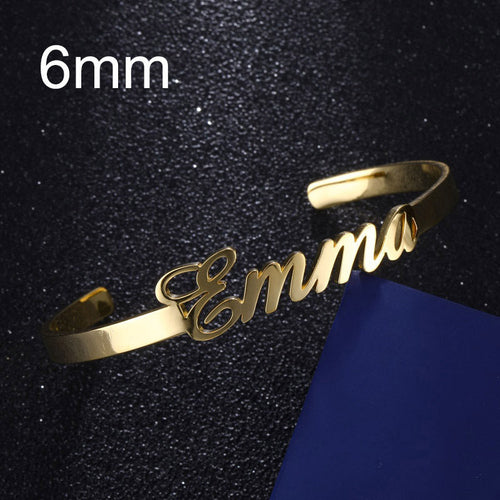 Gepersonaliseerde Naamarmband | Roestvrij Staal | Zilver, Goud & Rosé Goud