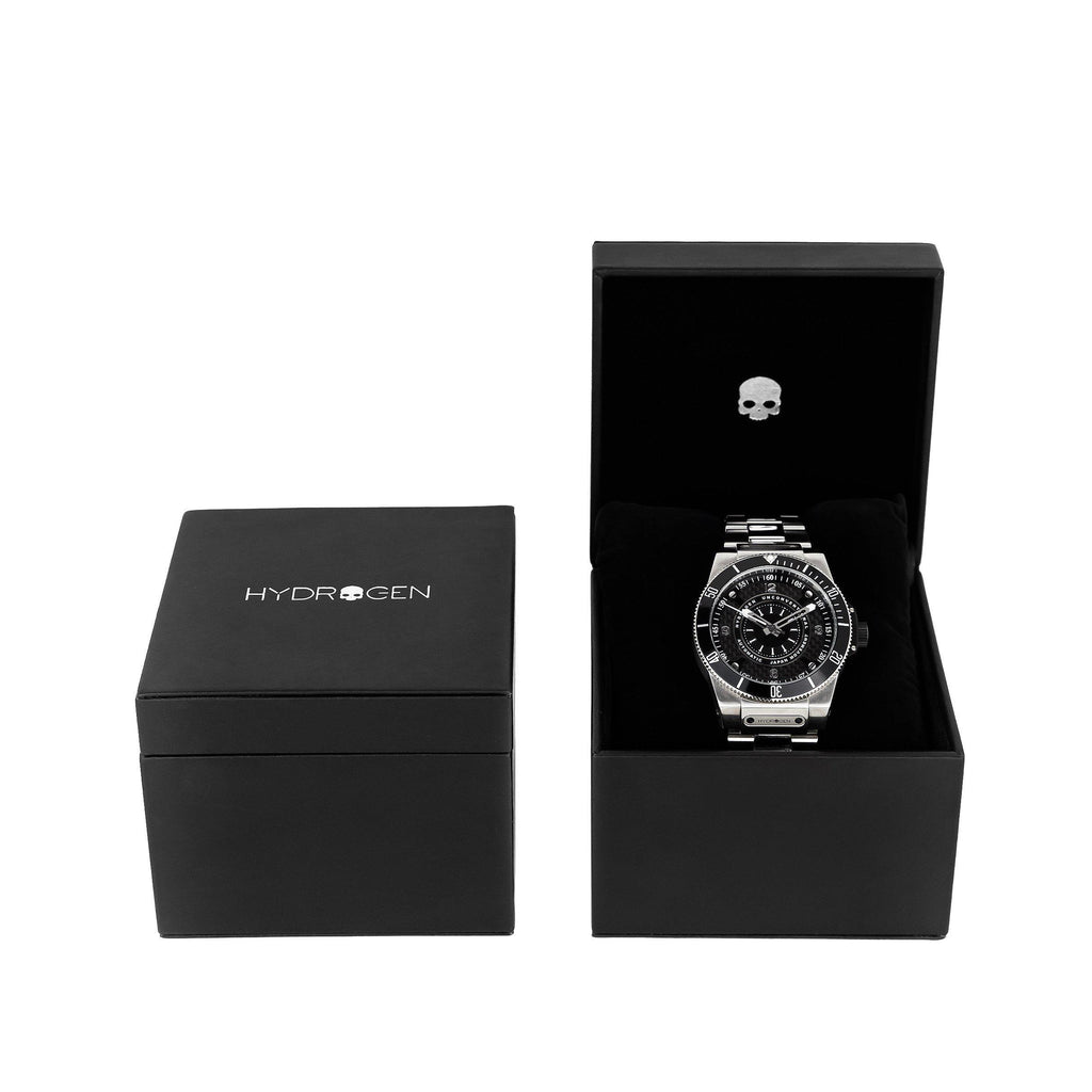 Sportivo Zilver Zwart — Automatisch Horloge | NH35A | Roestvrij Staal