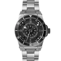 Sportivo Zilver Zwart — Automatisch Horloge | NH35A | Roestvrij Staal