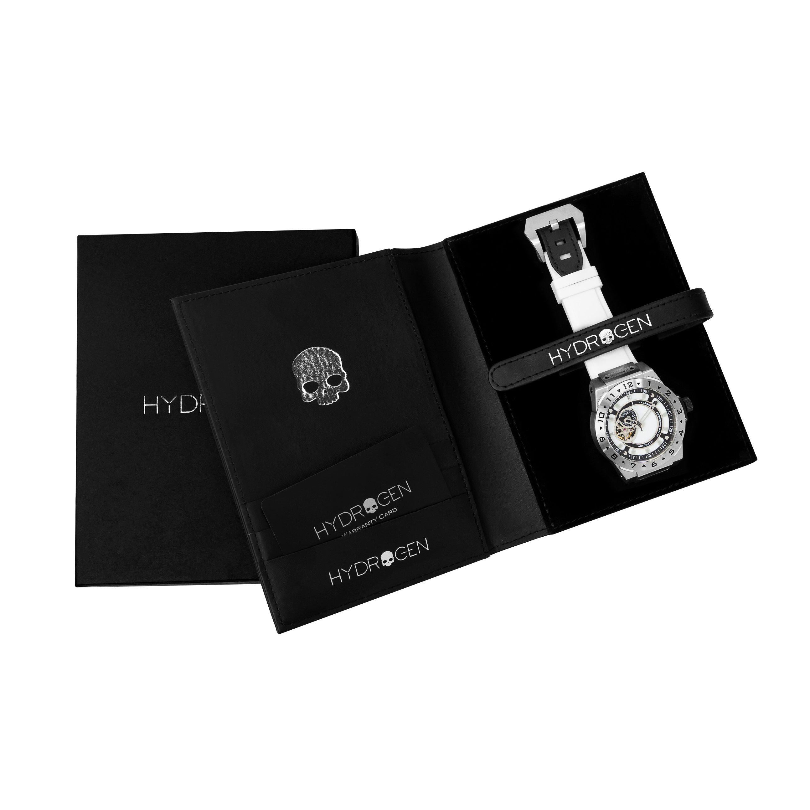 Vento Zilver Wit — Automatisch Horloge