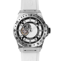 Vento Zilver Wit — Automatisch Horloge