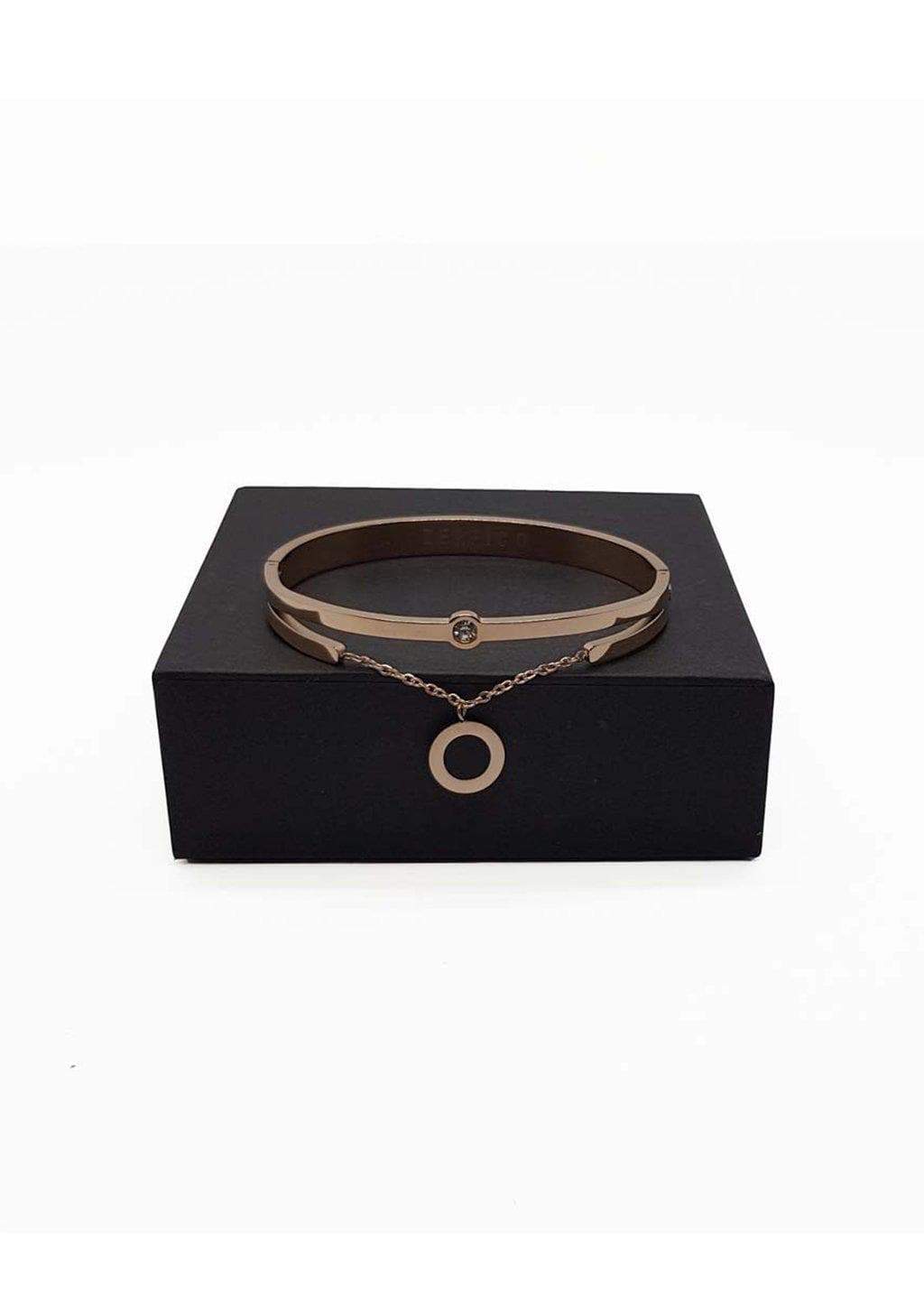 Jericho Armband | 14K Rosé Goud | Roestvrij Staal
