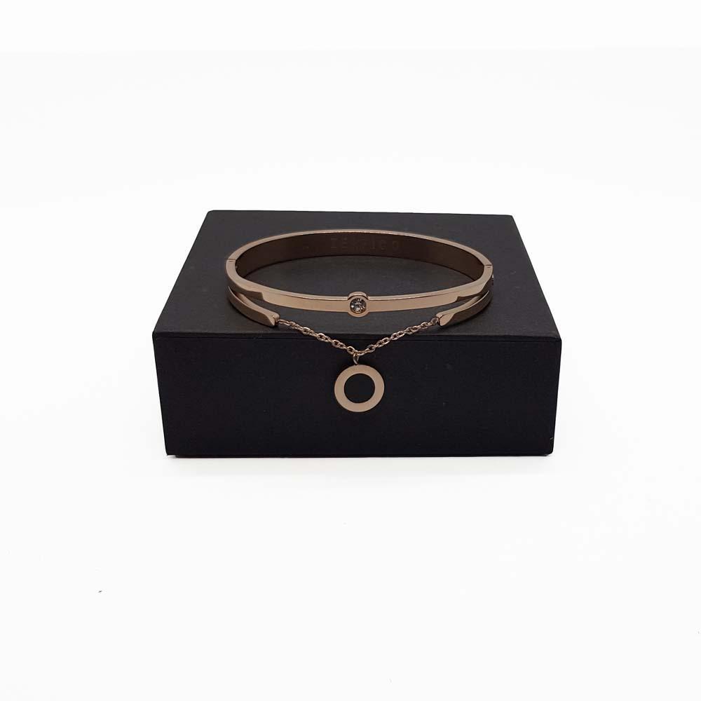 Jericho Armband | 14K Rosé Goud | Roestvrij Staal