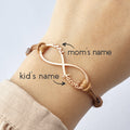 Gepersonaliseerde Mama Armband met Namen | Infinity | Goud, Zilver, Roségoud