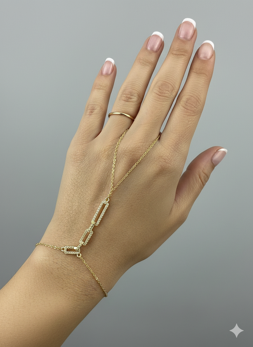 Kristallen Handketting | Luxe Armband Dames met Kristallen