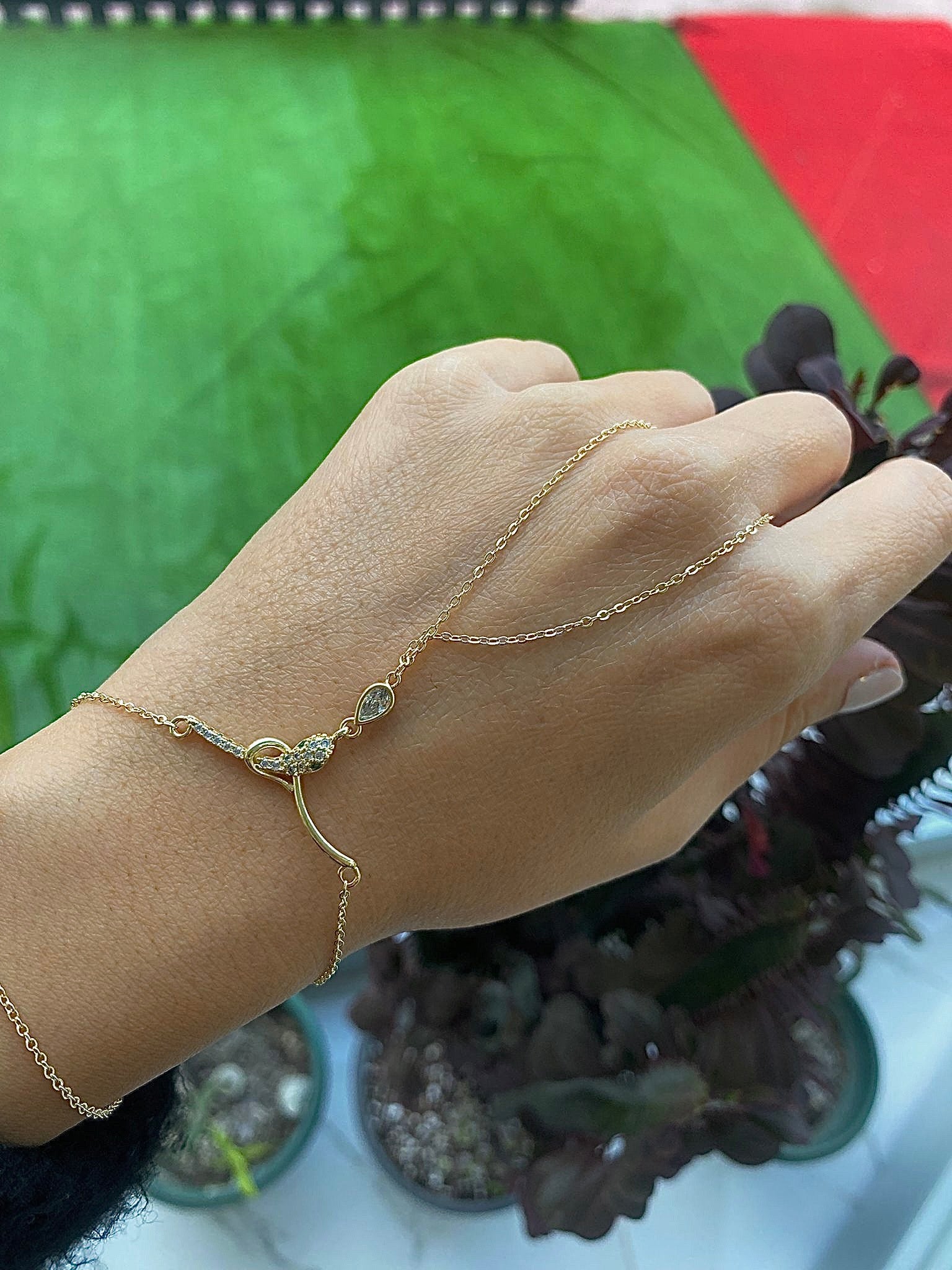 Slang Handketting | Gedurfde Armband Dames met Slangenmotief