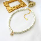 ✨ Zeeschelp Parel Choker | 24K Goud | 925 Zilver | Tsjechische Parels