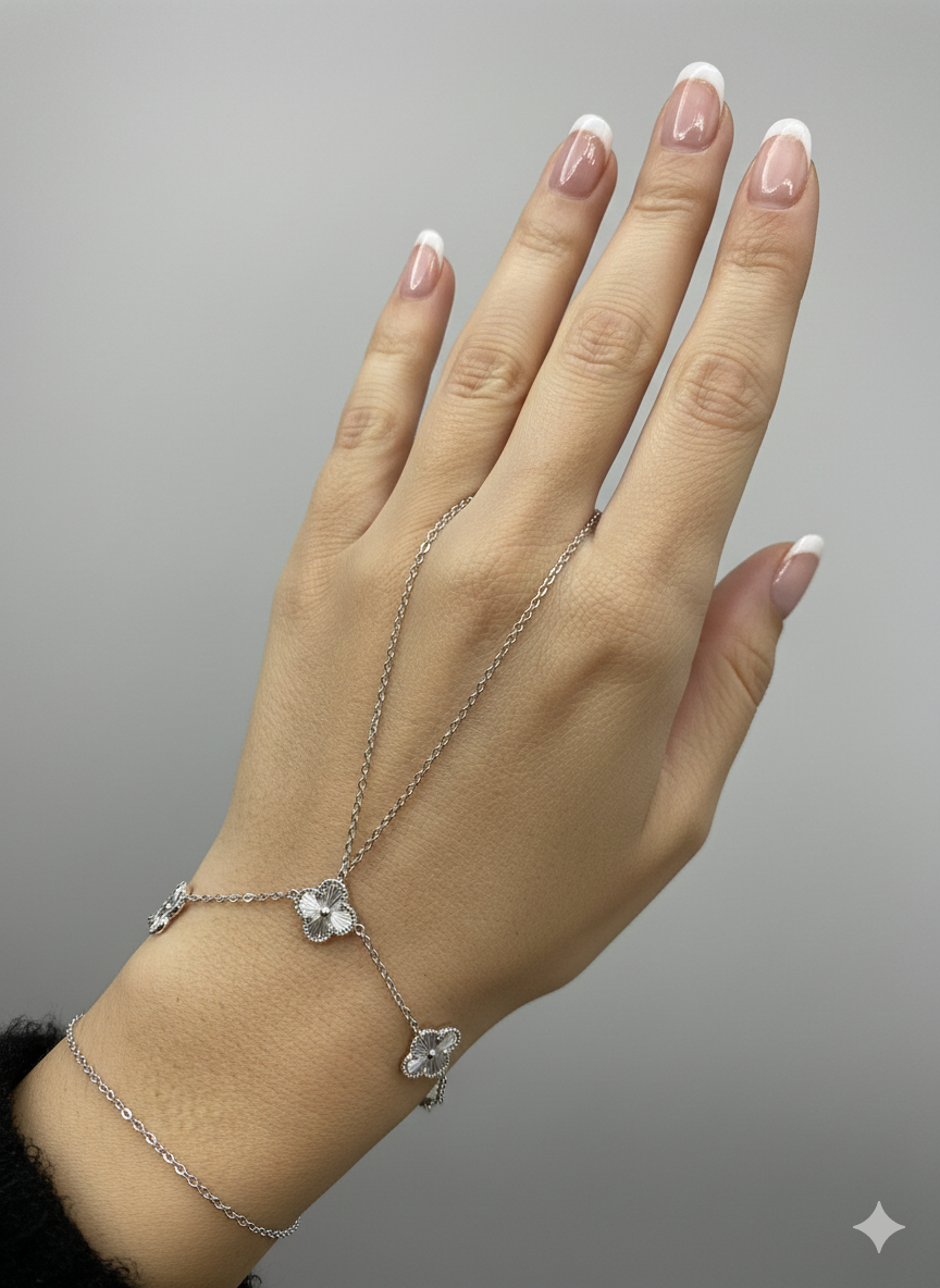 Zilveren Handketting Set | 3-delig Armband Set Dames