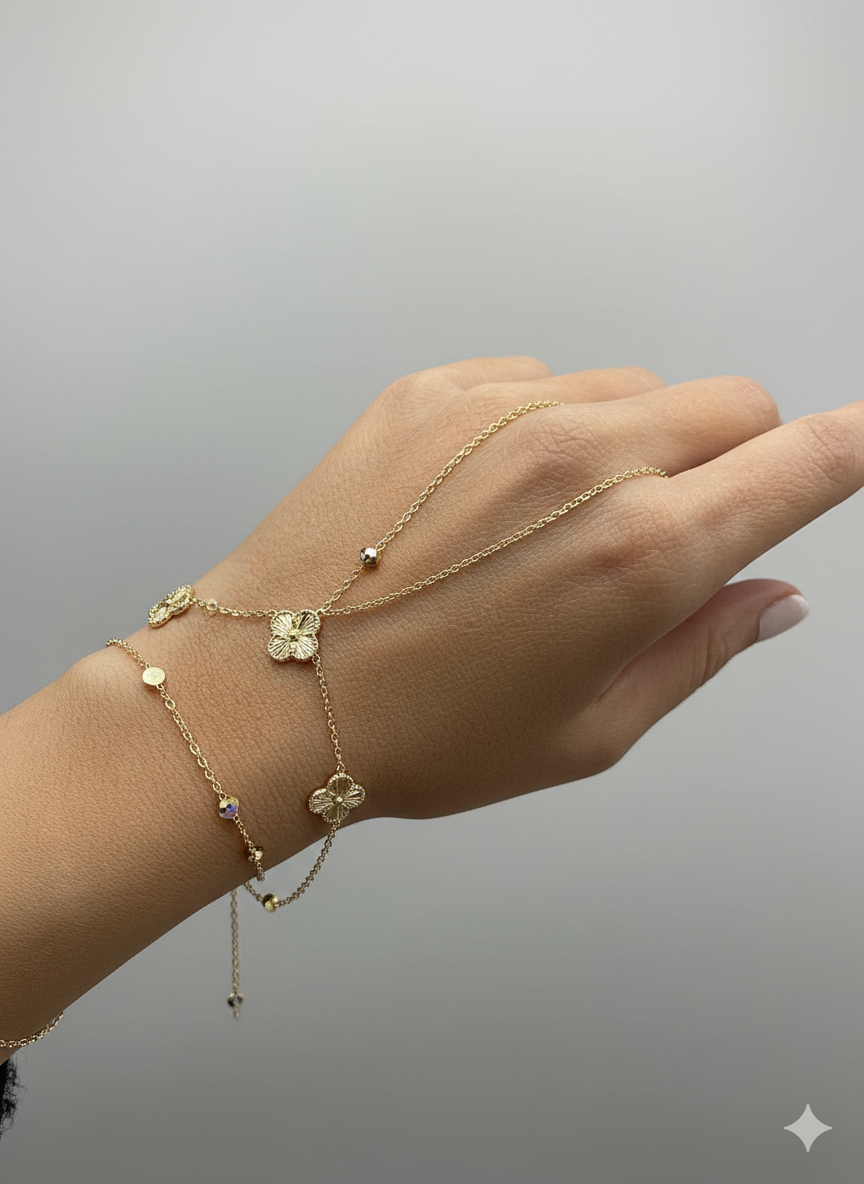 Gouden Handketting Set | 3-delig Armband Set