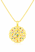 Bloem des Levens Ketting | 925 Sterling Zilver | Spirituele Hanger