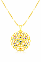 Bloem des Levens Ketting | 925 Sterling Zilver | Spirituele Hanger