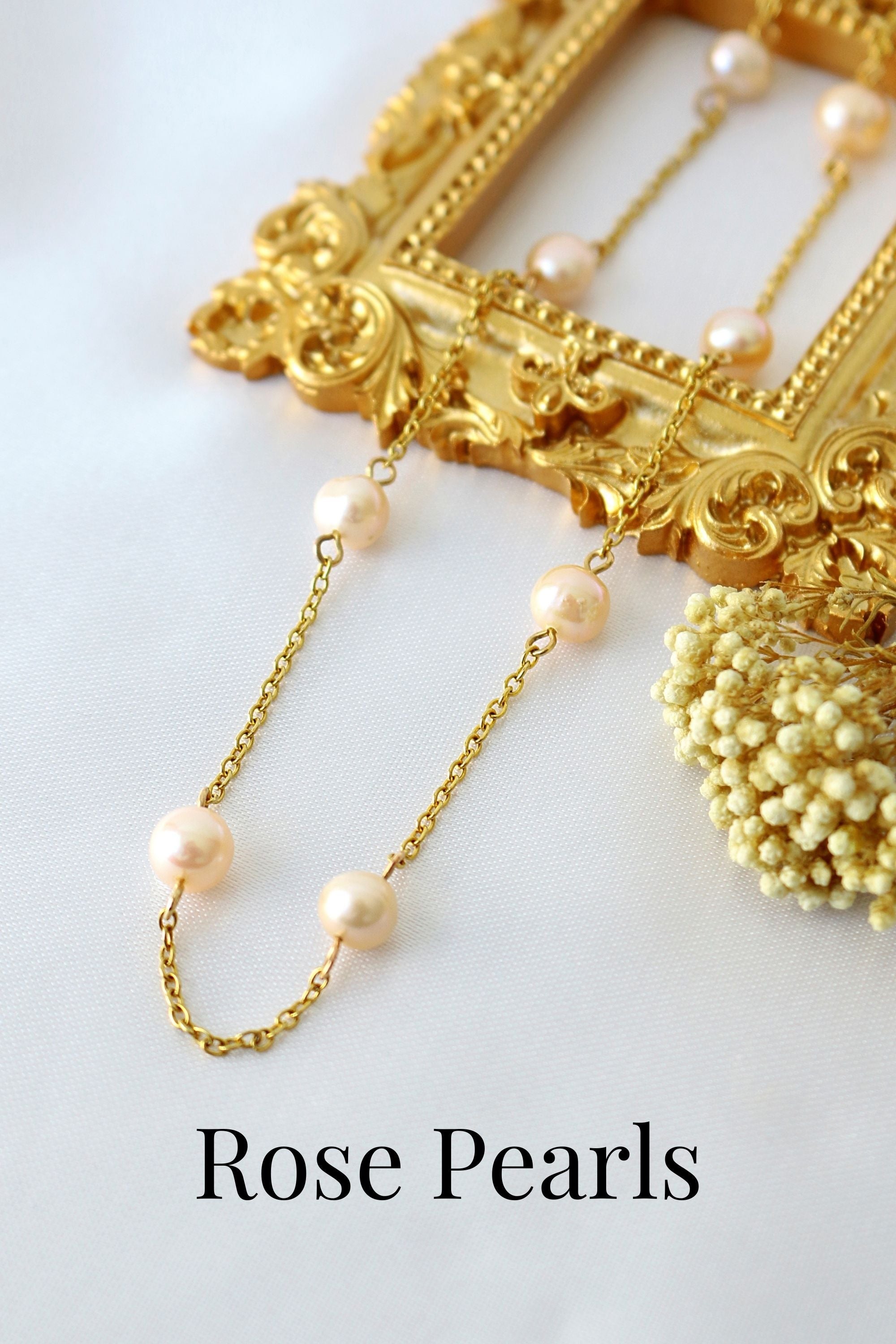 Baroque Zoetwaterparels Choker | 24K Goud | Handgemaakt in Zweden