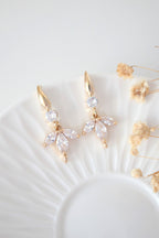 ✨ "Bloom" Bloemblaadjes Oorbellen | 24K Goud | 925 Zilver | Zirconia