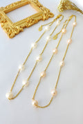 Baroque Zoetwaterparels Choker | 24K Goud | Handgemaakt in Zweden
