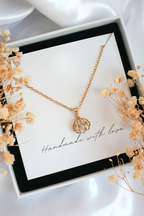 Zeeschelp Ketting 24K Goud met Zirkonia |