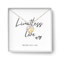 Moeder & Kind Ketting | Pavé Hart Hanger | Rhodium Verguld