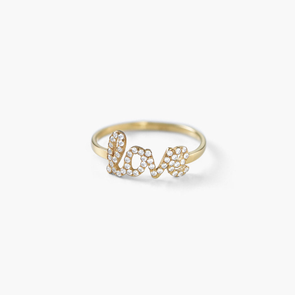 Gepersonaliseerde Naamring met Swarovski Steen | 925 Sterling Zilver | Goud & Rosé Goud